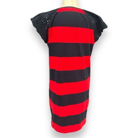 Tommy Hilfiger - Striped Embroidered-Sleeve Dress - Picture 7 of 14
